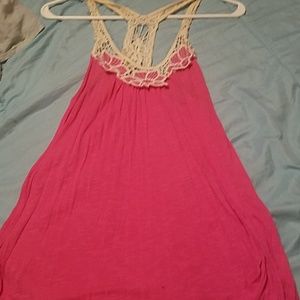 Lace tank top